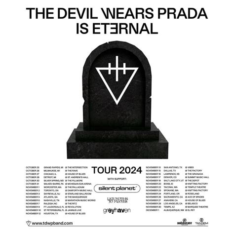 the devil wears prada tour setlist|devil wears prada chicago 2022.